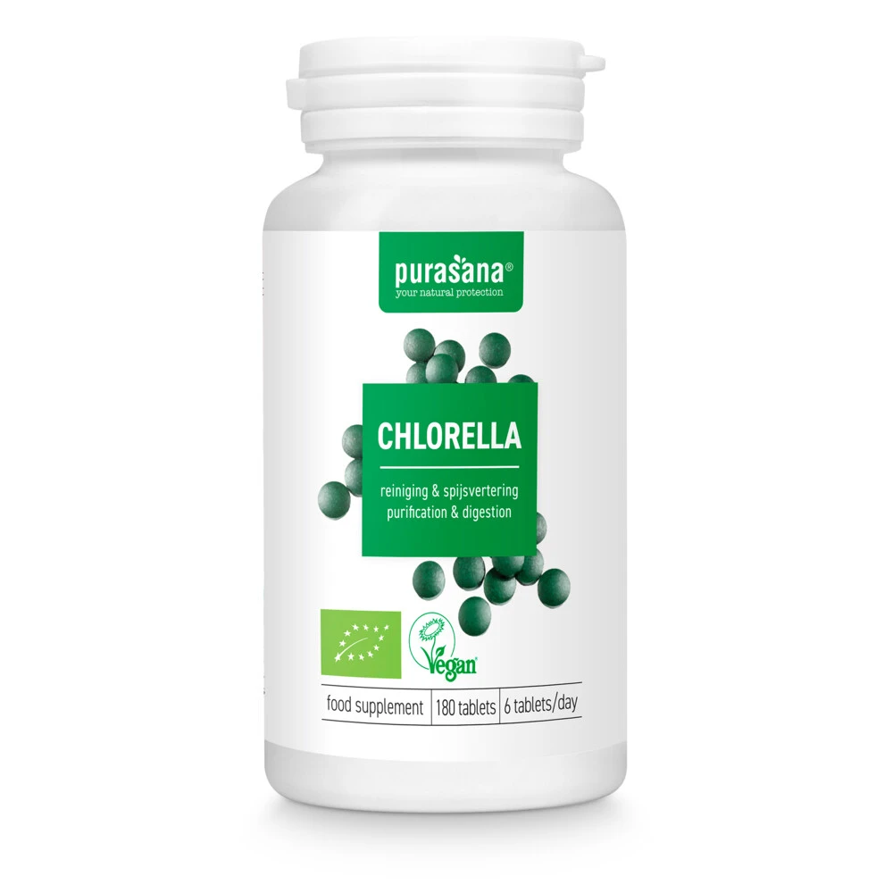 Purasana Chlorella 500 Mg Bio 5 Purasana Chlorella 500 Mg Bio - Afbeelding 5