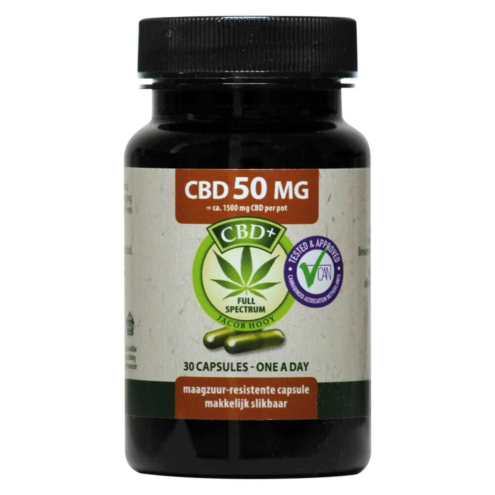Jacob Hooy CBD Capsules 50 Mg 1 Jacob Hooy CBD Capsules 50 Mg