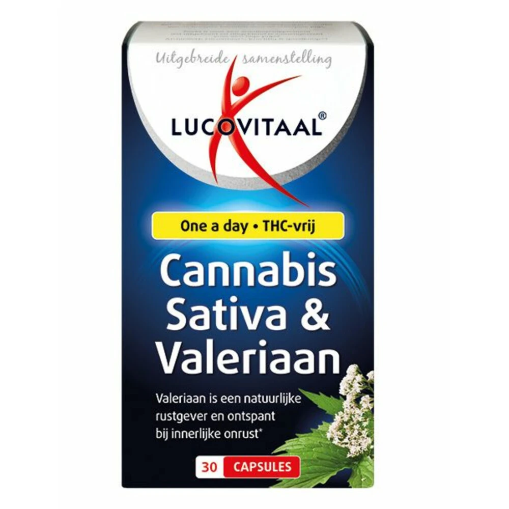 Lucovitaal Cannabis Sativa & Valeriaan 1 Lucovitaal Cannabis Sativa & Valeriaan