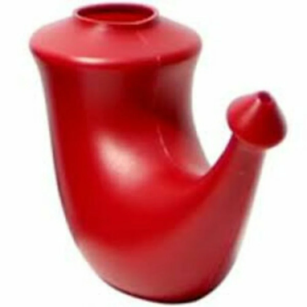 Rhino Horn Neusspoeler Rood 2 Rhino Horn Neusspoeler Rood - Afbeelding 2