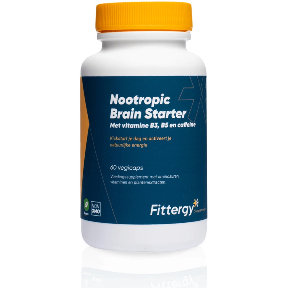Fittergy Supplements Nootropic Brain Starter Vitamine B3 & B5 1 Fittergy Supplements Nootropic Brain Starter Vitamine B3 & B5