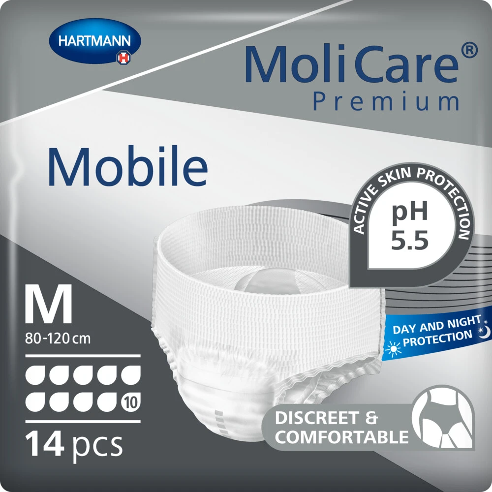 4x Molicare Premium Mobile 10 Druppels Medium 2421 Ml Absorptie 1 4x Molicare Premium Mobile 10 Druppels Medium 2421 Ml Absorptie