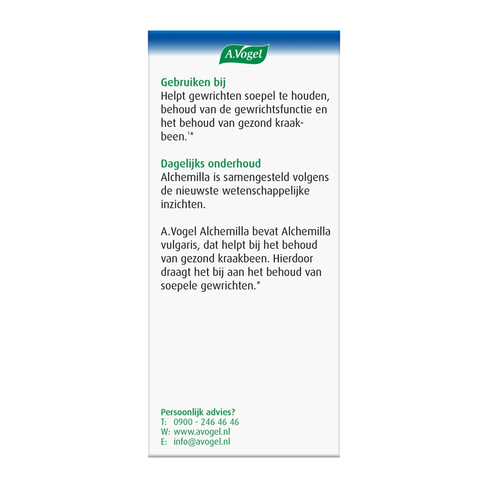 A.Vogel Alchemilla Gewrichten 4 A.Vogel Alchemilla Gewrichten - Afbeelding 4