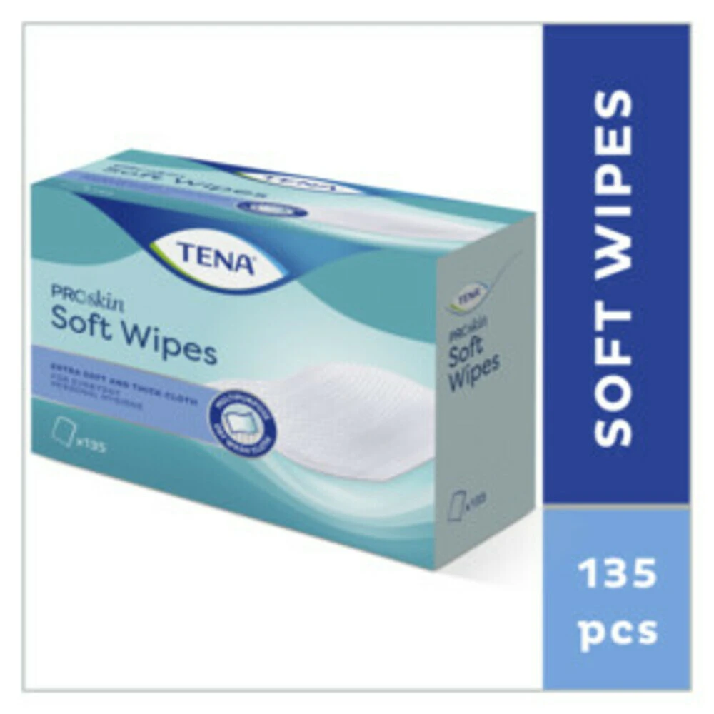 2x TENA Soft Wipe 30x32cm 2 2x TENA Soft Wipe 30x32cm - Afbeelding 2