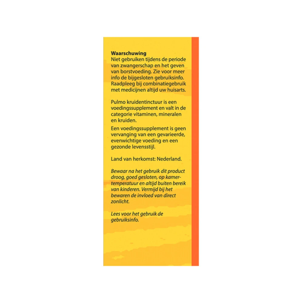 Bloem Kruidentinctuur Pulmo 3 Bloem Kruidentinctuur Pulmo - Afbeelding 3