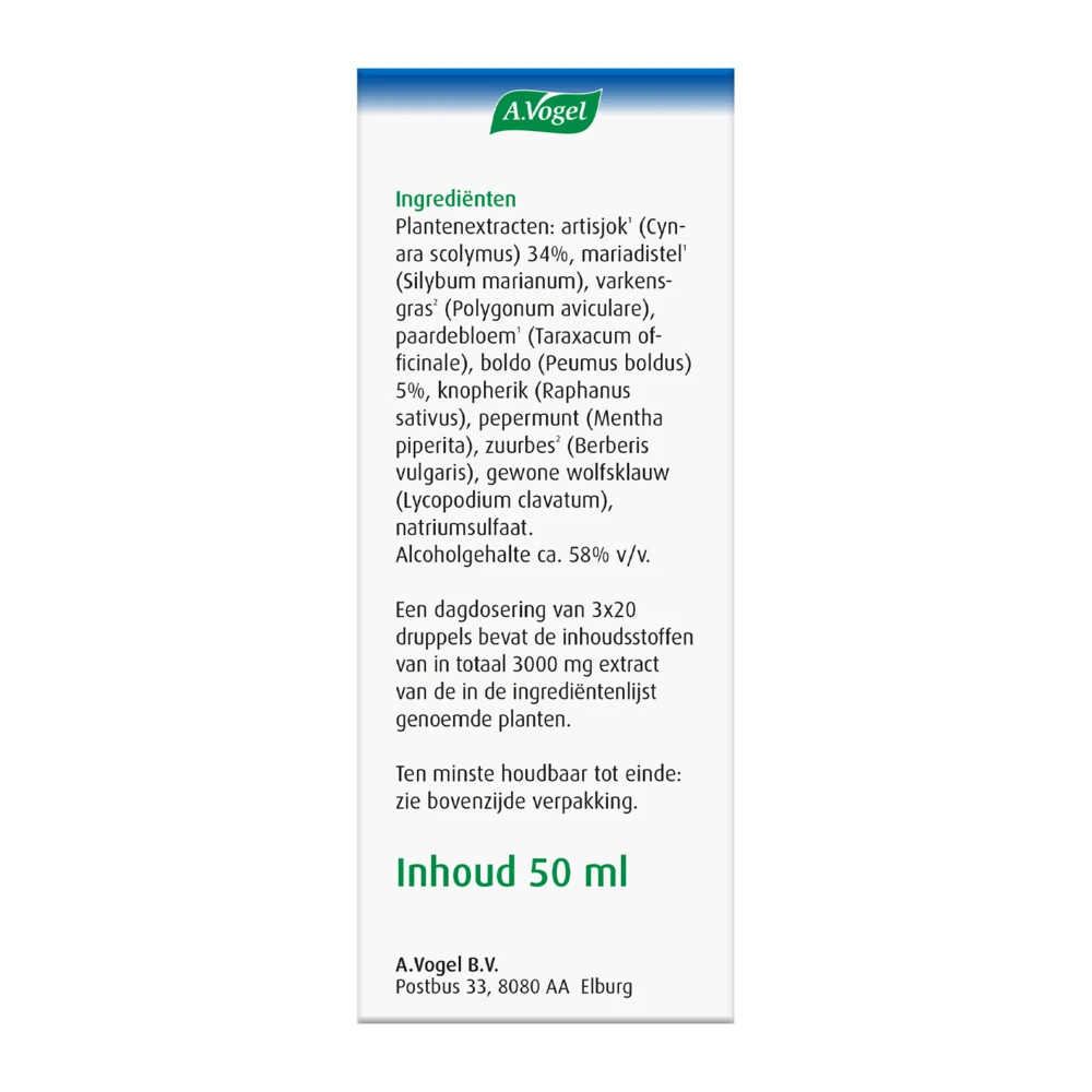 2x A.Vogel Boldocynara Druppels 5 2x A.Vogel Boldocynara Druppels - Afbeelding 5