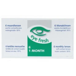 Eye Fresh Zachte Maandlenzen 6-pack -1,25