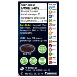 Lucovitaal CBD Cannabidiol 5 Mg -Verzorgingsproducten 984246 3