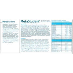 Metagenics Metastudent -Verzorgingsproducten 989964 3