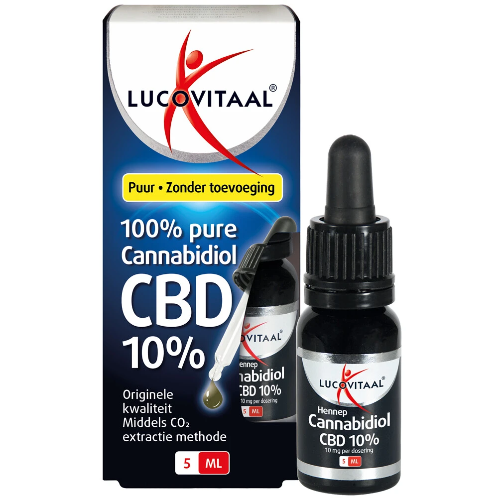 Lucovitaal CBD Cannabidiol Olie 10% 3 Lucovitaal CBD Cannabidiol Olie 10% - Afbeelding 3