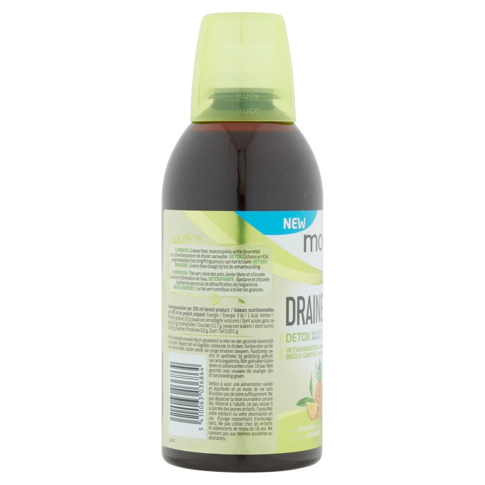 6x Modifast Draineur Ultra Ananas 2 6x Modifast Draineur Ultra Ananas - Afbeelding 2