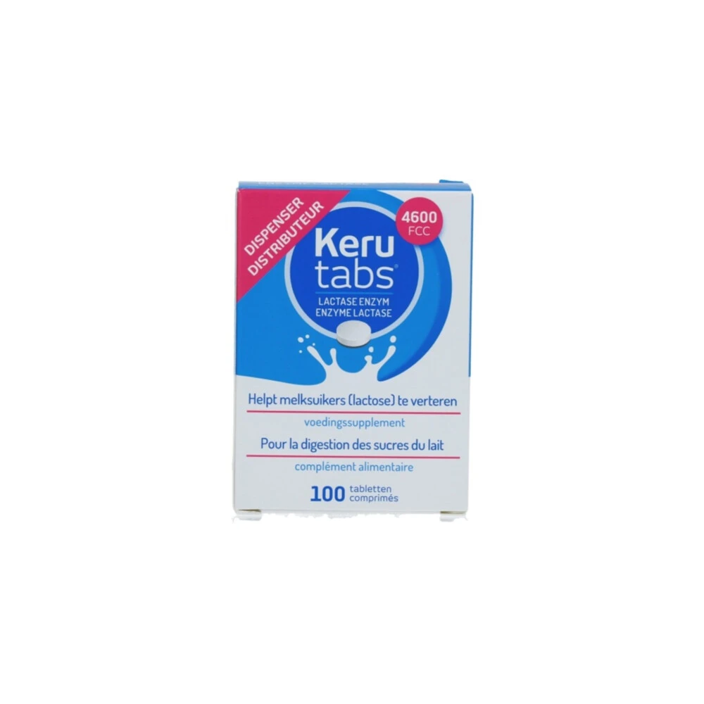 Kerutabs Lactase Enzym 4600 FCC 2 Kerutabs Lactase Enzym 4600 FCC - Afbeelding 2